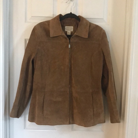 St. John's Bay Jackets & Coats Washable Suede Womens Large Jacket